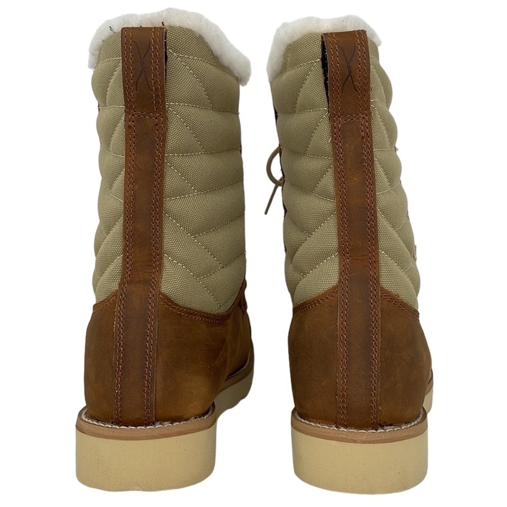 Twisted X Boots NWT Women’s 8” Wedge Sole Oiled Saddle and Tan Size 6 1/2 6.5 - Picture 11 of 14